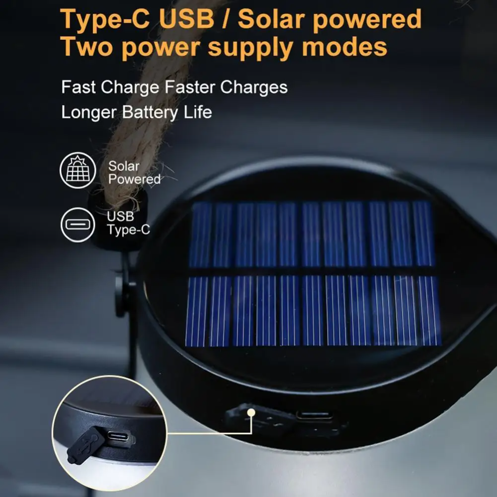 Ledsen™ SolarLantern: Zonne-Energie Aangedreven Led Flikkerende Vlam Stijlvolle Lantaarn Op Zonne-Energie