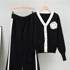 Icone™ CasualFit: Dames Casueel Pasvorm Twee Stuks Mode Set