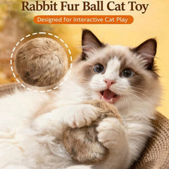 Catfri® PlushBall - Kattenkruid Pluche Konijnenbal Kat Speelgoed