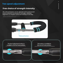 PowerGrip: U-Vormig Volledig Body Spier Opbouw Trainer Tool