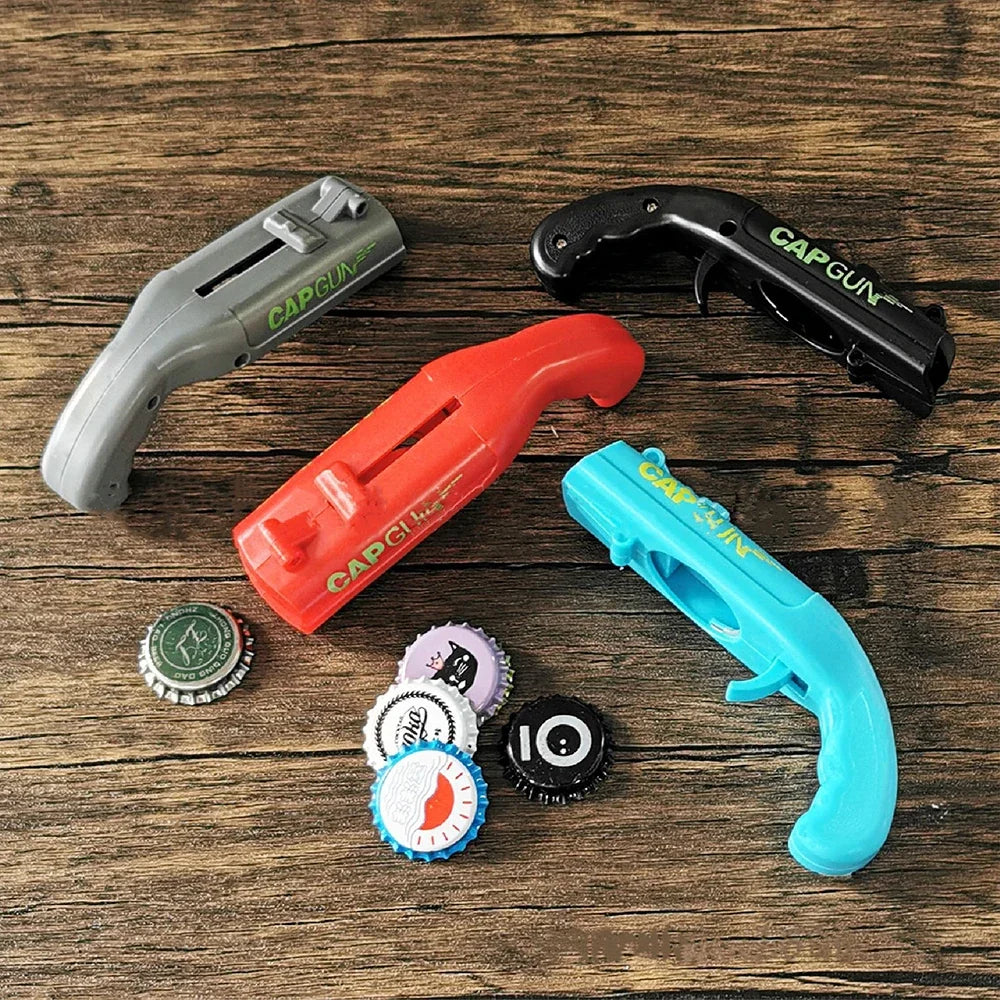 Globetrek° LidOpener 1+1 GRATIS: Ultieme Fles Deksel Opener Plezier Kap Lanceerder Pistool