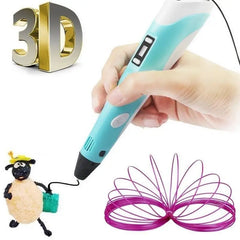 Kletshuts™ DrawingPen: Eenvoudig Te Gebruiken DIY 3D Creatieve Tekening Pen Filament Set