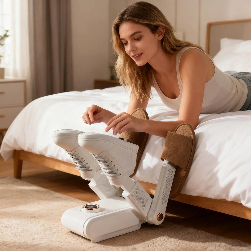 Globetrek° ShoeDryer - Draagbare Elektrische Slimme Vouwbare Schoenendroger