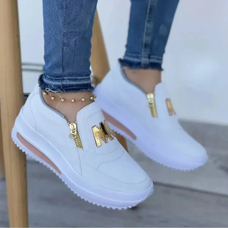 Happy™ ZipShoes - Mode Zip Laag Bovenkant Platform Schoenen