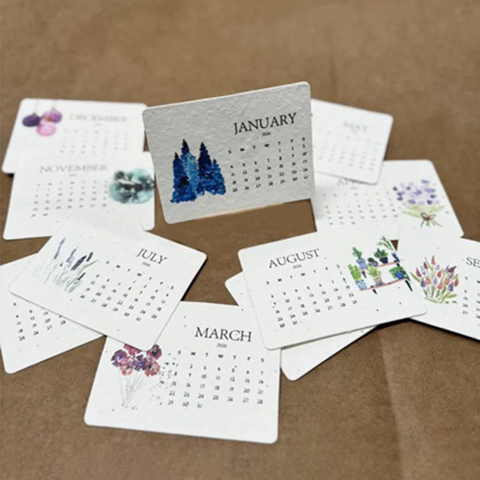 PaperSeeds: Milieuvriendelijk Liefde 2026 Papier Zaad Kalender
