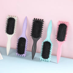 Rose® CurlBrush 1+1 GRATIS: Anti-Frizz Borstelharen Haarstyling Krulborstel