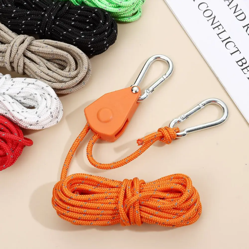 CampingRope - Verstelbaar Katrol Camping Touw