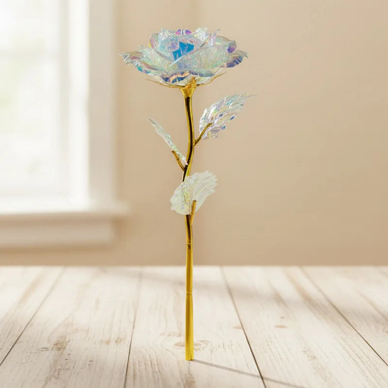 GlowingRose 1+1 GRATIS: Decoratieve Glowing Roos Sterrenhemel Cadeaubox
