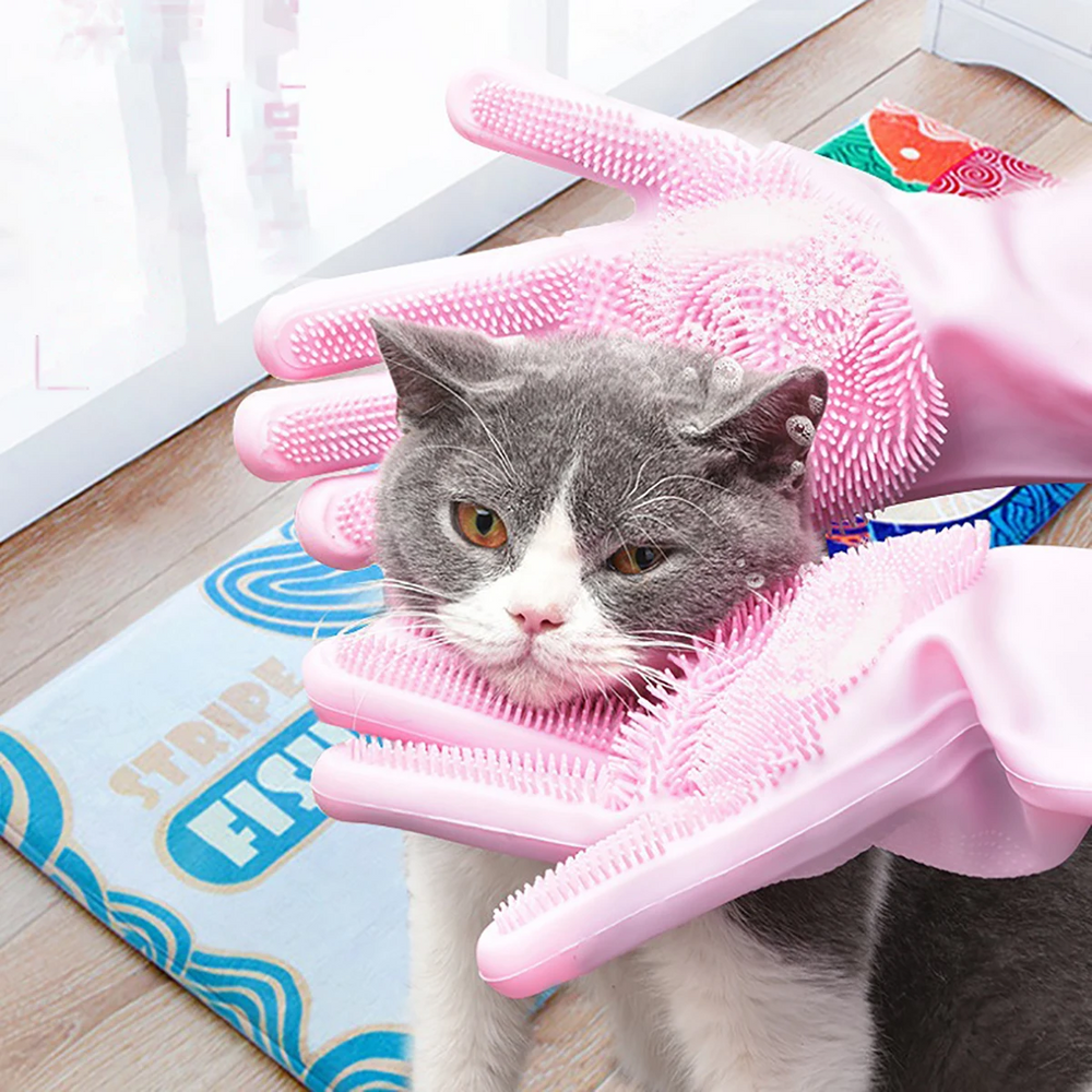 Cleaner Pro° BrushGloves 1+1 GRATIS: Comfortabele Efficiënte Schoonmaakborstel Schrobhandschoenen