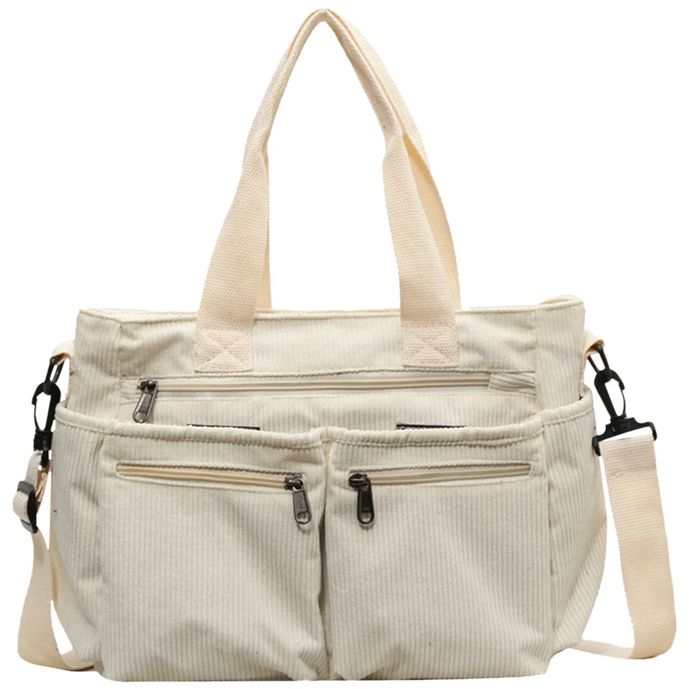 Icone™ CorduroyBag: Grote Capaciteit Unisex Vintage Stijl Corduroy Tas