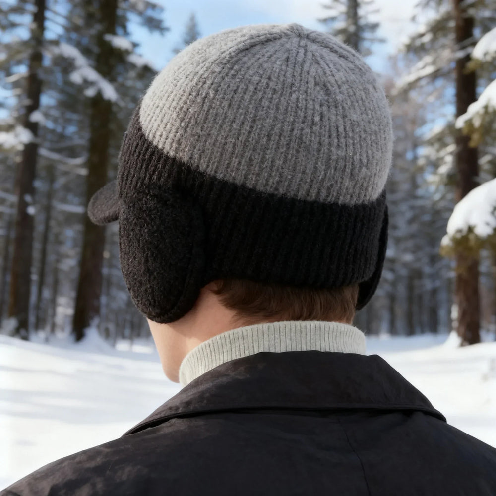 Icone™ EarflapBeanie 1+1 GRATIS: Dikke Gebreide Winter Muts Oorflap Bescherming