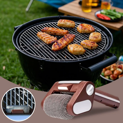 Cleaner Pro° GrillCleaner: Oplaadbaar Elektrisch Borstelloos Grillreiniger Roller