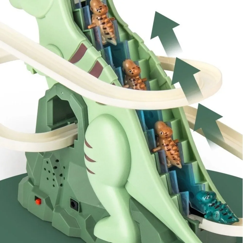 Kletshuts™ DinoSlide: Automatisch Dino Glijbaan Baan Speelgoed Voor Kinderen