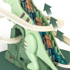 Kletshuts™ DinoSlide: Automatisch Dino Glijbaan Baan Speelgoed Voor Kinderen