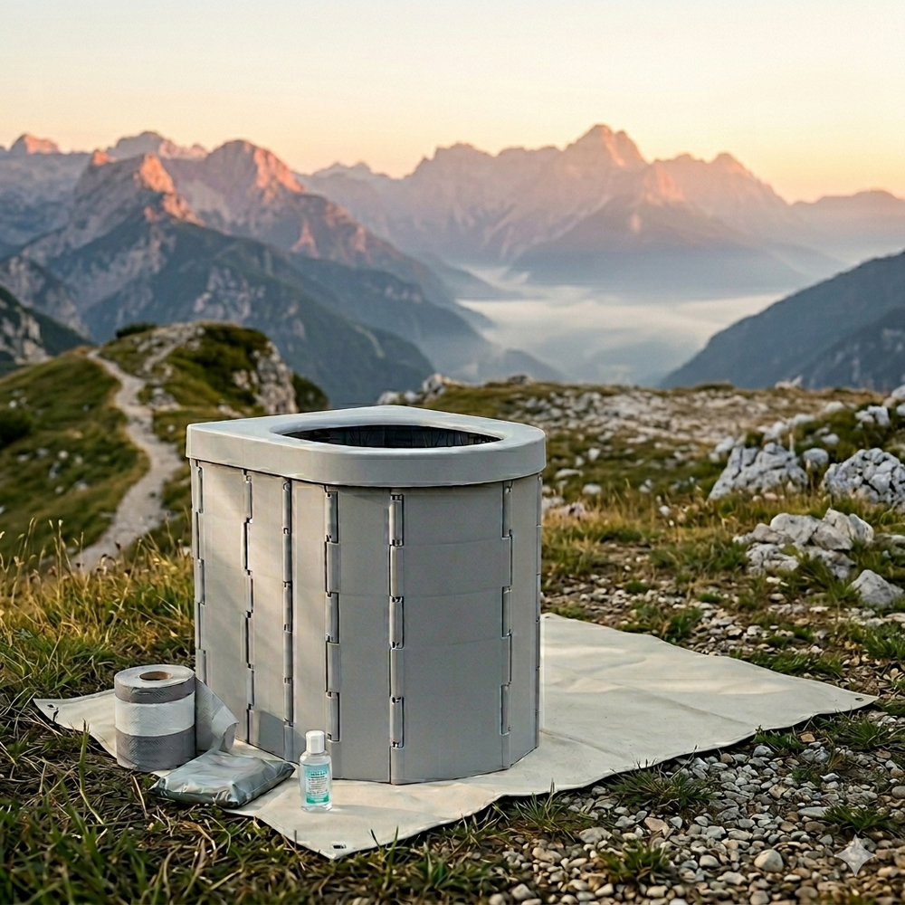 Globetrek° PortableToilet - Reizen Draagbaar Vouwbaar Noodtoilet