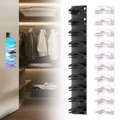 GlideHold® HatOrganizer 1+1 GRATIS: Wand Gemonteerd Hoeden Organizer Rek
