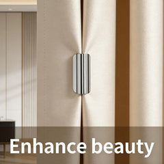 GlideHold® CurtainHolders 2+2 GRATIS: Elegante Minimalistische Magnetische Gordijnhouders