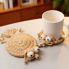 Globetrek° CrochetCoaster 1+1 GRATIS: Grappige Eekhoorn Haak Onderzetter