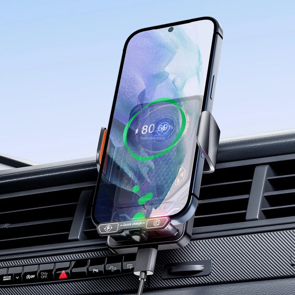 Holder360° SmartGrip - Automatische Snelle Rotatie Slimme Grip Auto Telefoonhouder