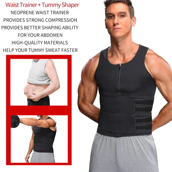 Icone™ VestShaper - Mannen Lichaamscontouren Comfortabele Steun Vest Vormer