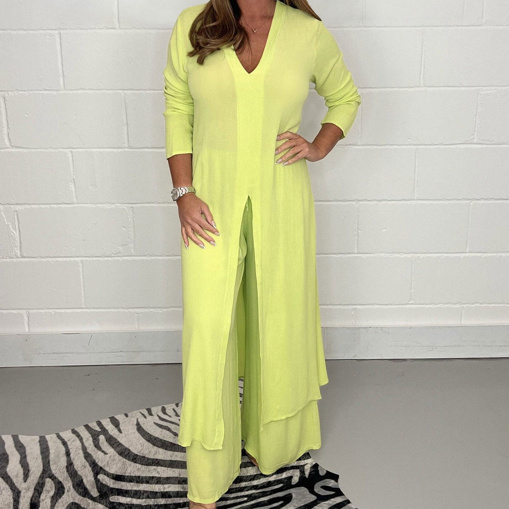 Icone™ MatchSet: Toevallig Ontspannen Stijlvol Twee-Delige Outfit Wedstrijd Set