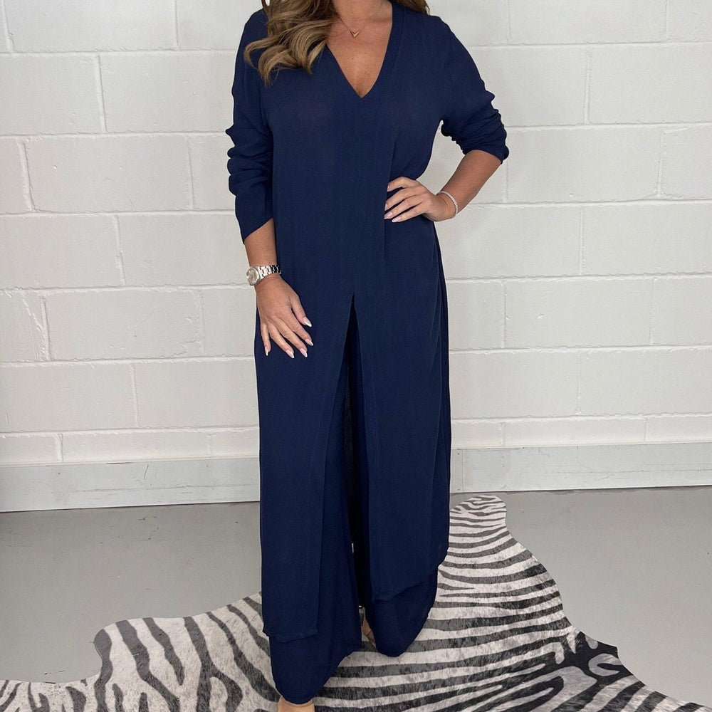 Icone™ MatchSet: Toevallig Ontspannen Stijlvol Twee-Delige Outfit Wedstrijd Set