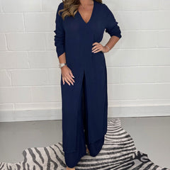 Icone™ MatchSet: Toevallig Ontspannen Stijlvol Twee-Delige Outfit Wedstrijd Set