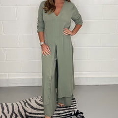 Icone™ MatchSet: Toevallig Ontspannen Stijlvol Twee-Delige Outfit Wedstrijd Set