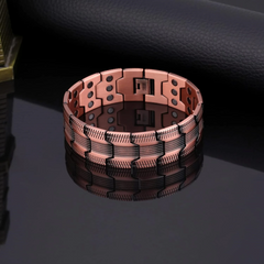 Jewelance™ MagneticBracelet 1+1 GRATIS: Premium Drie-Rij Ontwerp Magnetische Armband