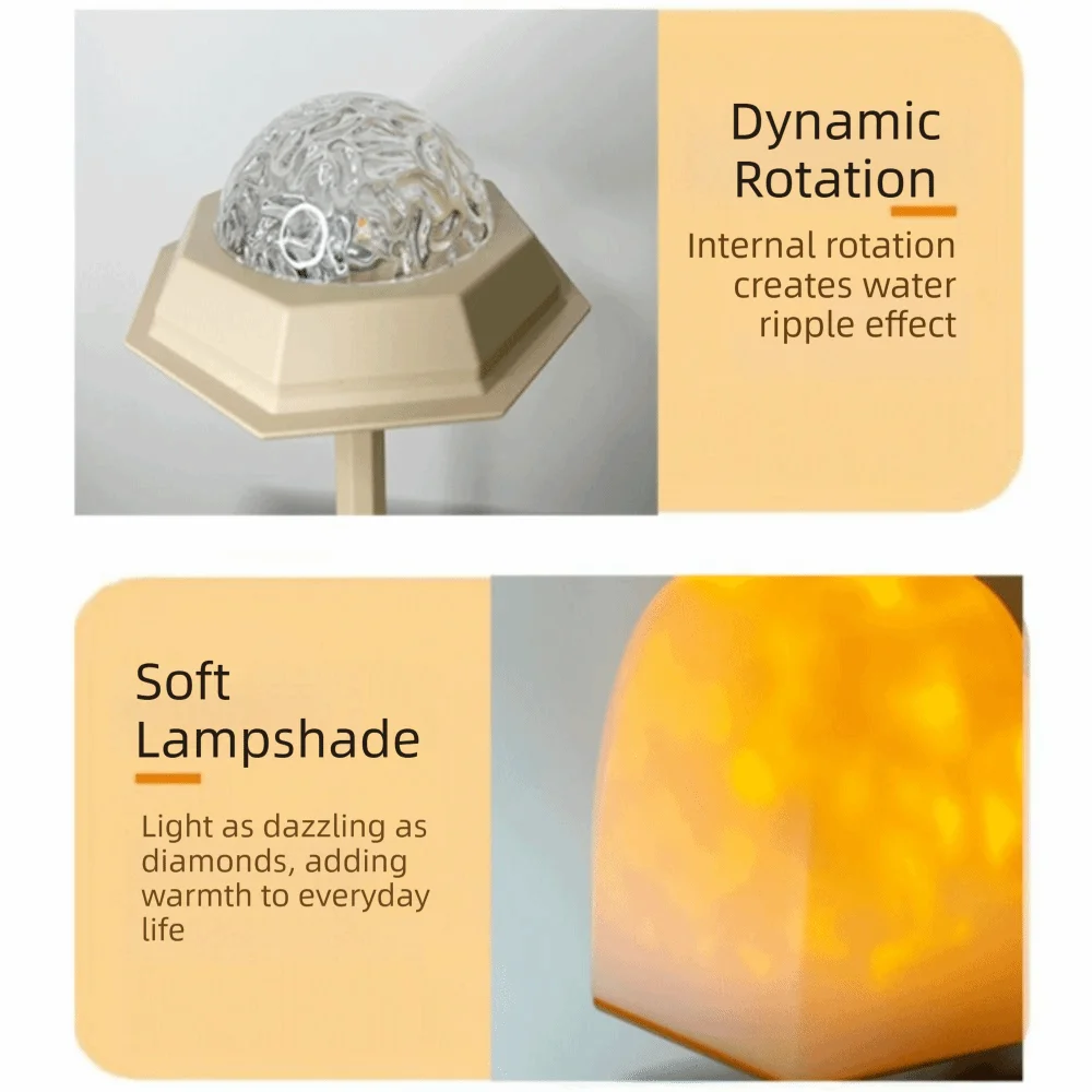 Ledsen™ MagicalLamp: Elegant LED Water-Effect Sfeervol Magisch