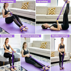 BandTrainer 1+1 GRATIS: Elastisch Eenvoudig-Naar-Meenemen Fitheid Pedaal Band Dresseur