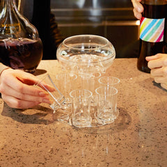 ShotDispenser™ - 6 Shot Glazen Drankje Feest Dispenser