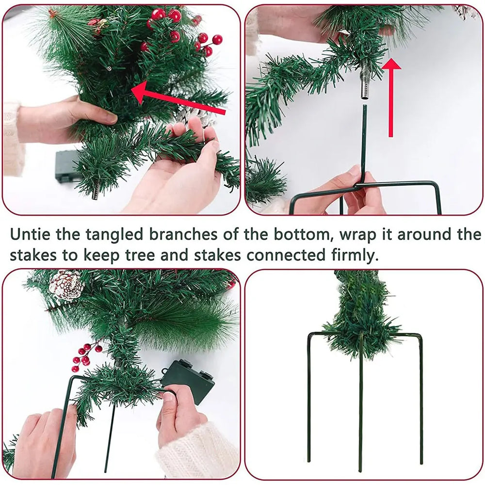 Ledsen™ ChristmasBushes: Buiten LED Verlicht Kerst Struiken Plantenbak Vullers