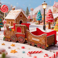 GiftTrain™ - Gepersonaliseerd Magisch Kerstmis Cadeau Trein Versiering