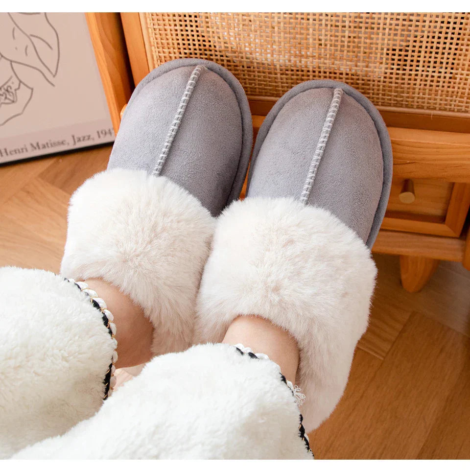 Happy™ IndoorSlippers: Stijlvolle Gezellige Dames Binnen Slippers