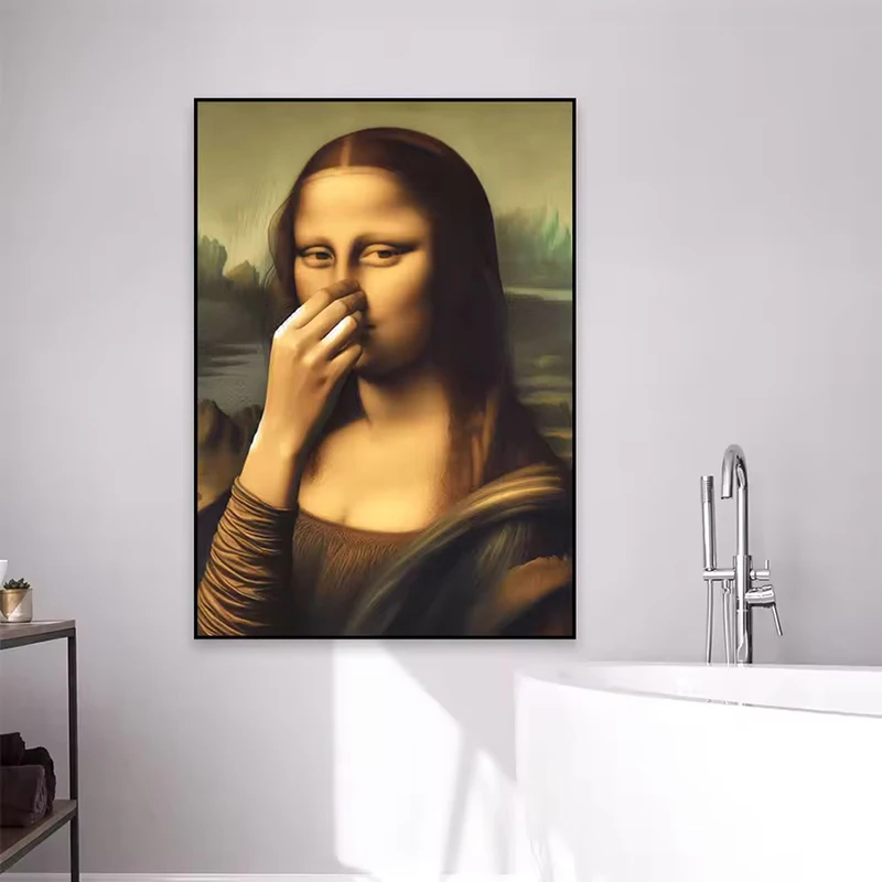 BathroomDecor™: Grappig Klassiek Kunst Badkamer Decor