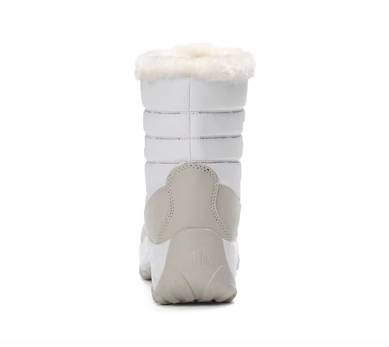 Happy™ ComfyBoots: Dames Chunky Platform Veterschoenen Hoge-Snee Comfy Laarzen