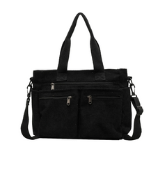 Icone™ CorduroyBag: Grote Capaciteit Unisex Vintage Stijl Corduroy Tas