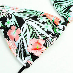 Icone™ TropicalBikini: Tropische Strandvertrouwen En Stijl Hoge Taille Bikini