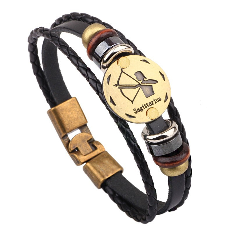 Jewelance™ ZodiacBracelet 1+1 GRATIS: Verstelbare Vintage Charme Zodiac Sign Bracelet