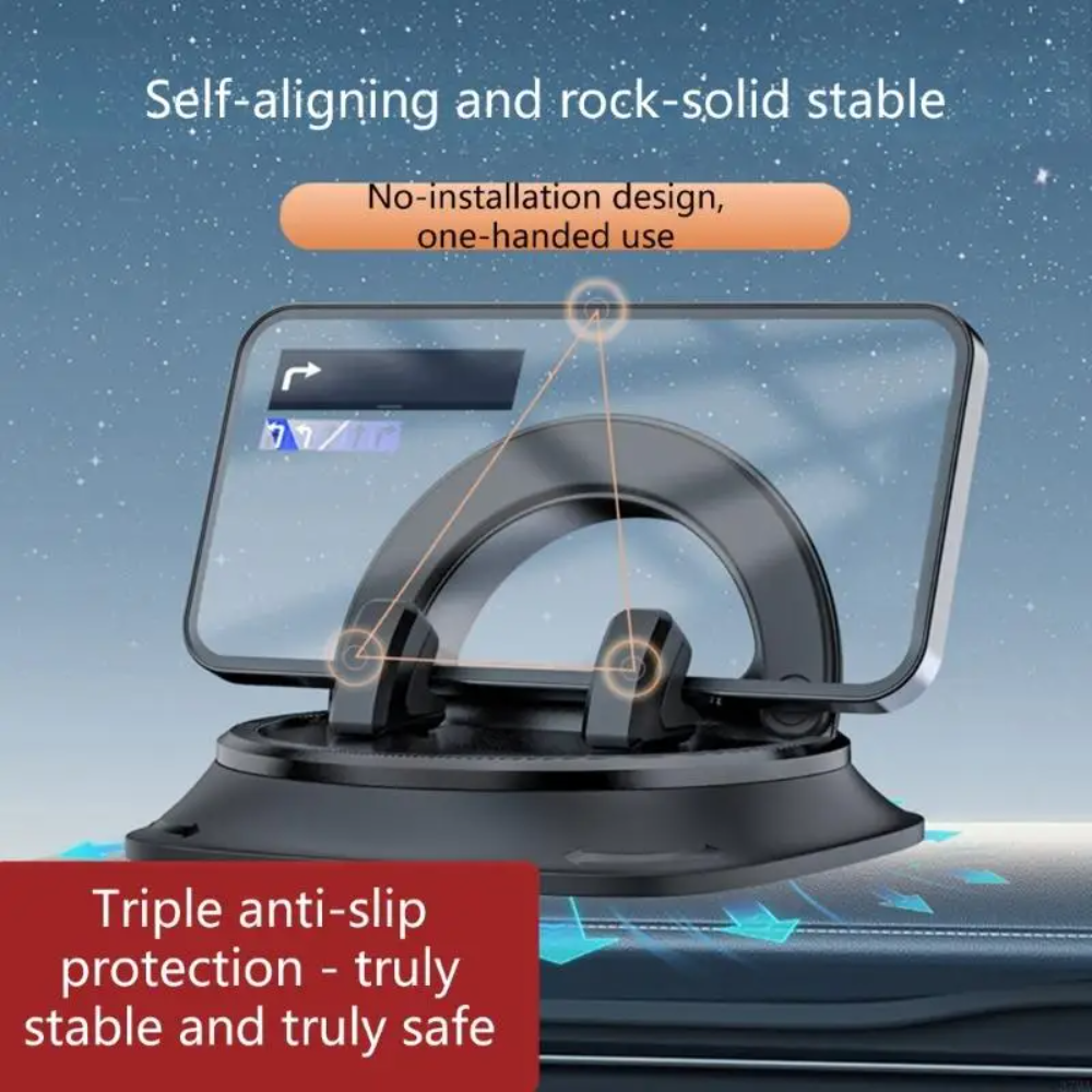 Holder360° MobileHolder: Antislip Dashboard Mobiel Houder Met 360° Rotatie