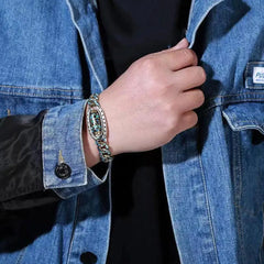 Jewelance™ MantraBracelet – Draaibaar Tijdloos Symbolisch Mantra Armband