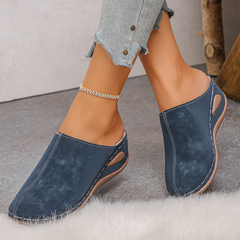 Happy™ WedgeSlippers: Dames Gesloten Teen Eenvoudig Uitglijden-Op Wig Slippers