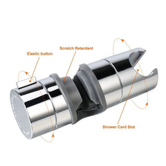 GlideHold® ShowerHolder 1+1 GRATIS: Universele Pasvorm Eenvoudig Aanpasbare Douchehouder Beugel