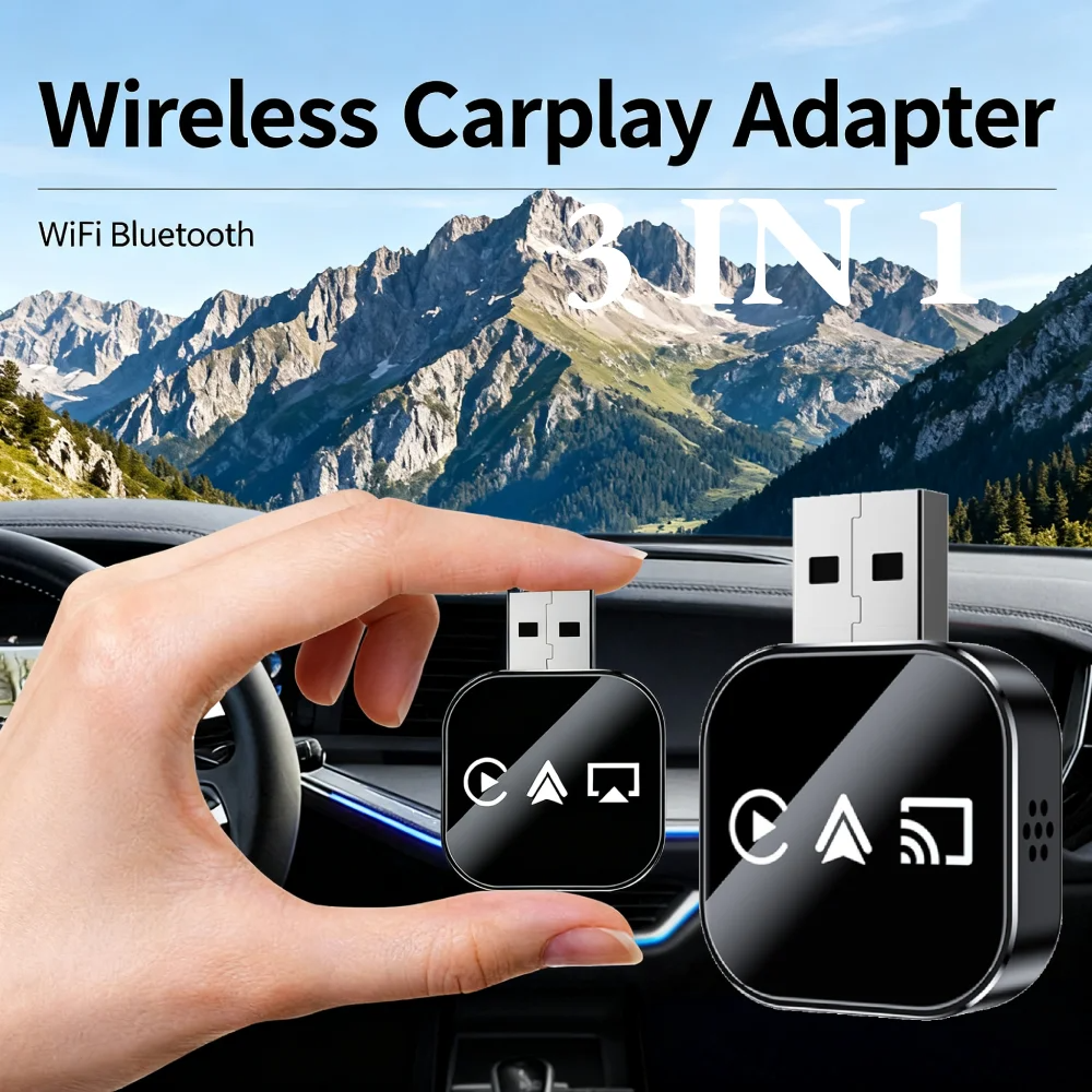 SmartPlug™ – Universeel Slim Stekker Draadloos CarPlay En Android Auto Adapter