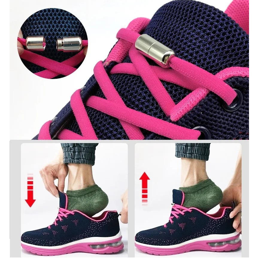 ElasticShoelaces 1+2 GRATIS - Verstelbare Comfortabele Dagelijkse Draag Elastische Geen-Knoop Veters