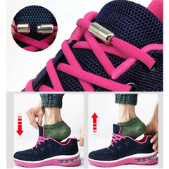 ElasticShoelaces 1+2 GRATIS - Verstelbare Comfortabele Dagelijkse Draag Elastische Geen-Knoop Veters