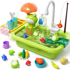 Kletshuts™ SinkToy - Kinderen Keuken Wasbak Speelgoed Water Speel Set