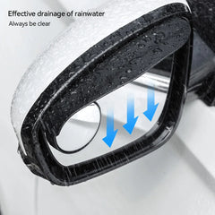 MirrorVisors 1+1 GRATIS: Auto Zijspiegel Regen Wenkbrauw Blinde Hoek Spiegel Visors