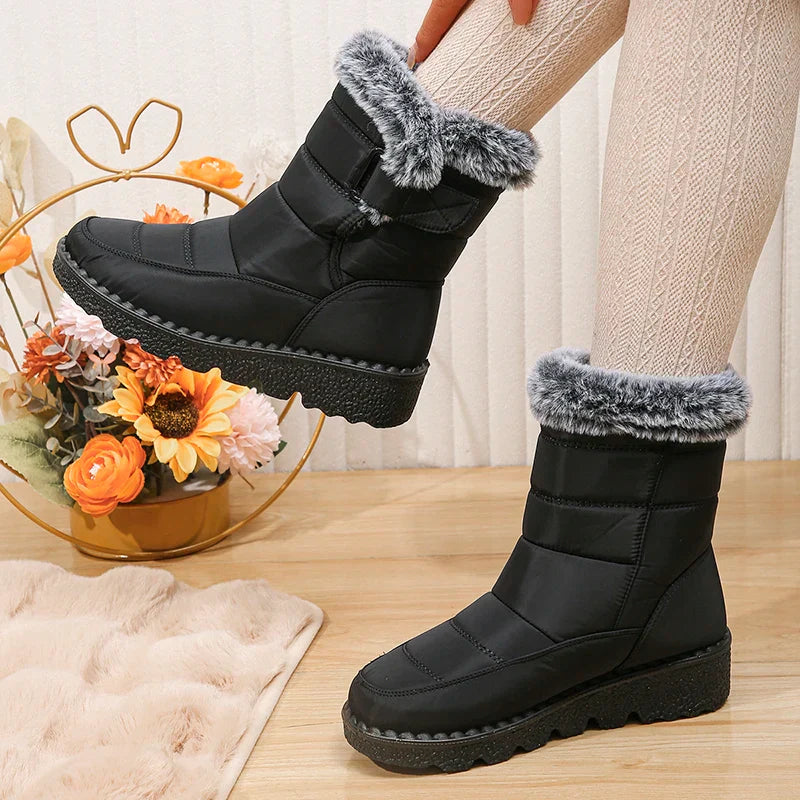 Icone™ PlatformBoots: Dames Warme Comfortabele Platform Laarzen